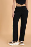 Zivame Knit Poly Lounge Bottom - Black Beauty — thumbnail 1
